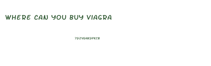 Where Can You Buy Viagra