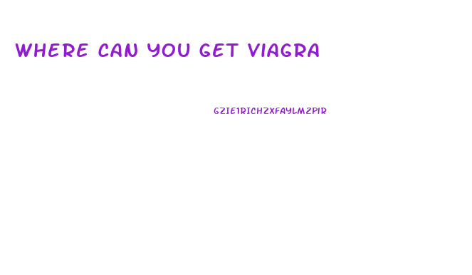 Where Can You Get Viagra