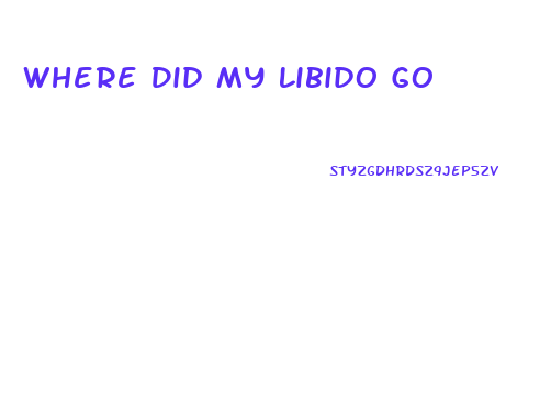 Where Did My Libido Go