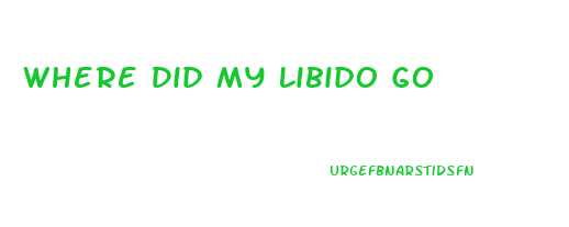 Where Did My Libido Go