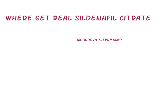 Where Get Real Sildenafil Citrate