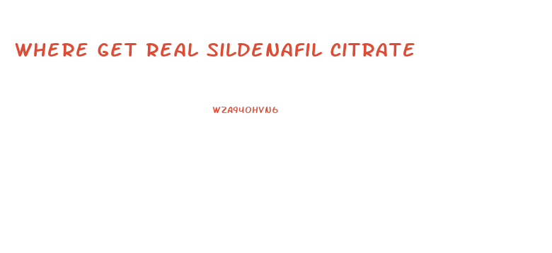 Where Get Real Sildenafil Citrate