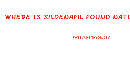 Where Is Sildenafil Found Naturally