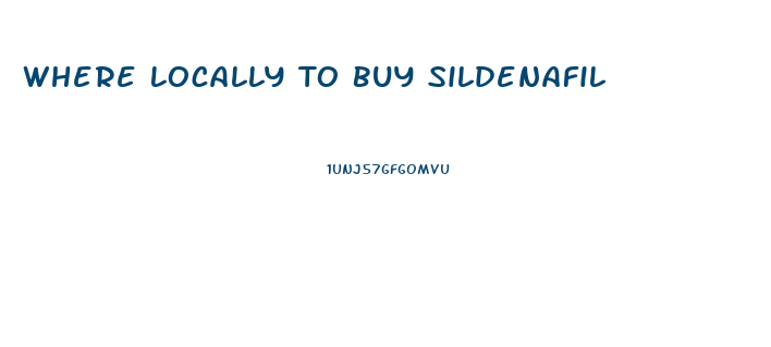 Where Locally To Buy Sildenafil