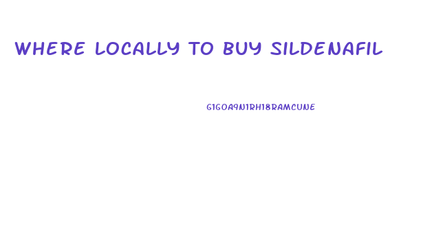 Where Locally To Buy Sildenafil