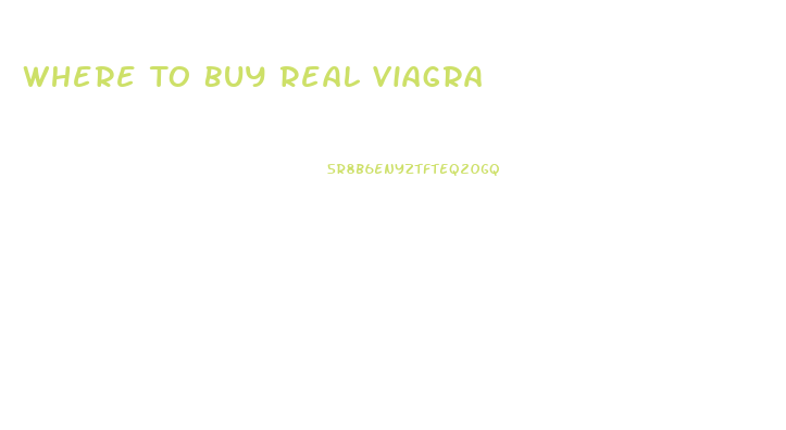 Where To Buy Real Viagra