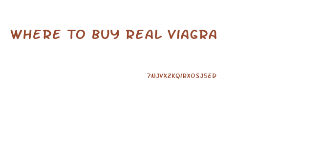 Where To Buy Real Viagra