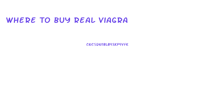 Where To Buy Real Viagra