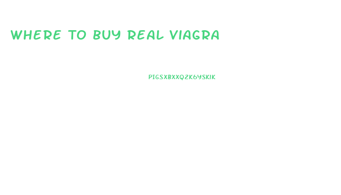 Where To Buy Real Viagra