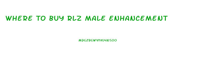 Where To Buy Rlz Male Enhancement