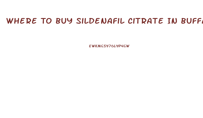 Where To Buy Sildenafil Citrate In Buffalo Ny