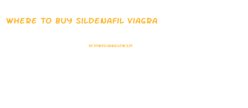 Where To Buy Sildenafil Viagra