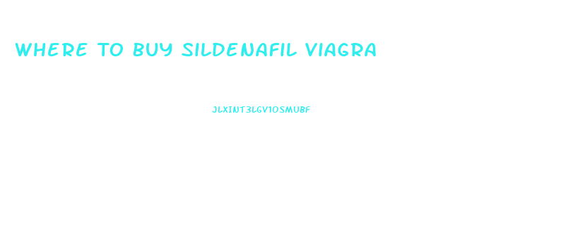 Where To Buy Sildenafil Viagra