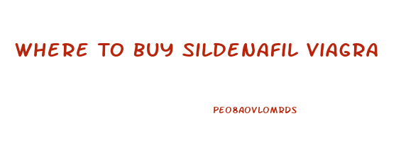 Where To Buy Sildenafil Viagra