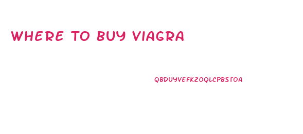Where To Buy Viagra