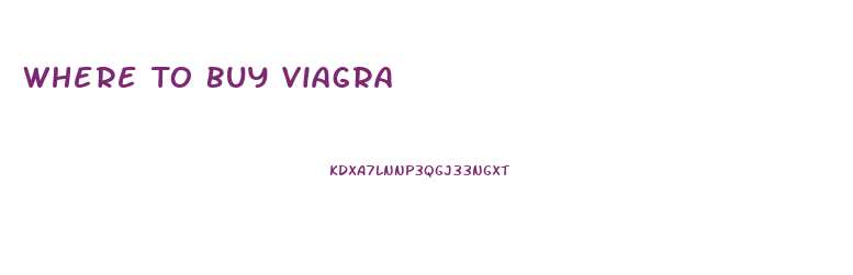 Where To Buy Viagra