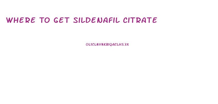 Where To Get Sildenafil Citrate