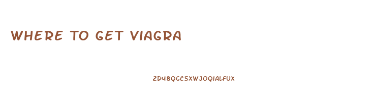 Where To Get Viagra