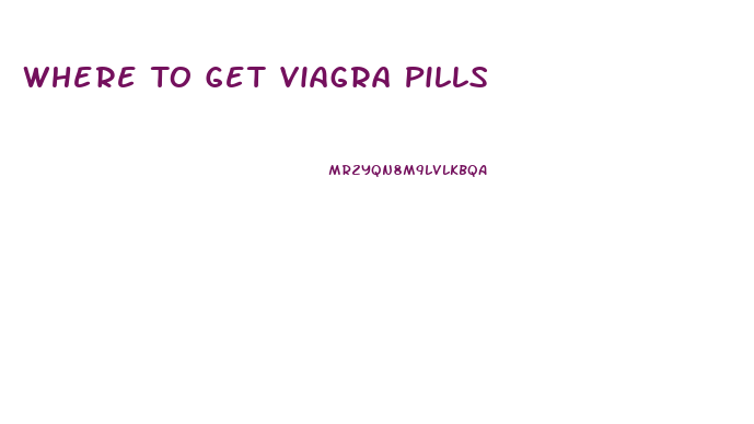 Where To Get Viagra Pills