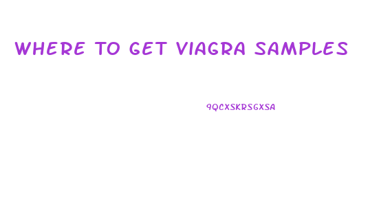 Where To Get Viagra Samples