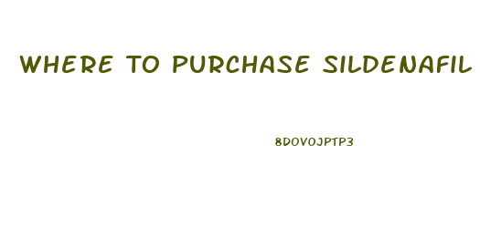 Where To Purchase Sildenafil Plus