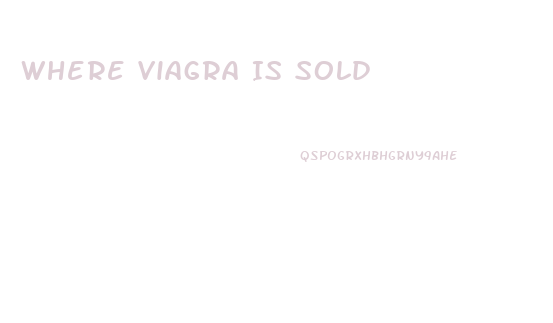 Where Viagra Is Sold