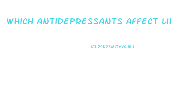 Which Antidepressants Affect Libido