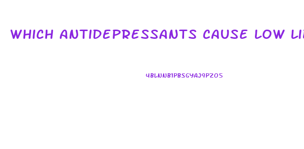 Which Antidepressants Cause Low Libido