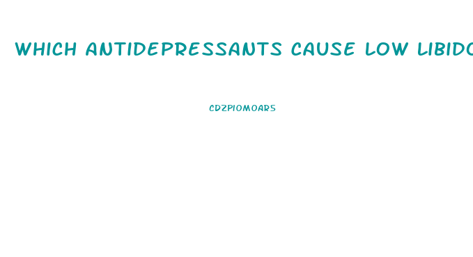 Which Antidepressants Cause Low Libido