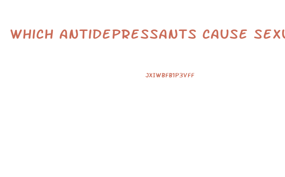 Which Antidepressants Cause Sexual Dysfunction