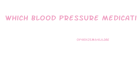 Which Blood Pressure Medications Cause Impotence