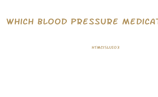 Which Blood Pressure Medications Cause Impotence