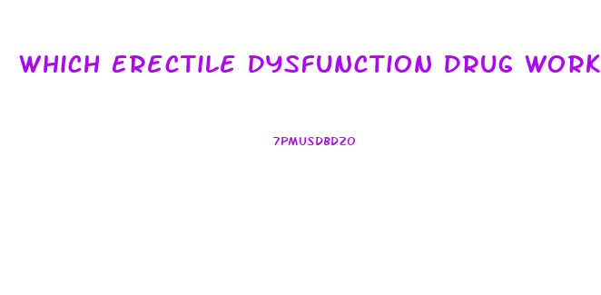 Which Erectile Dysfunction Drug Works Best With Diabetes