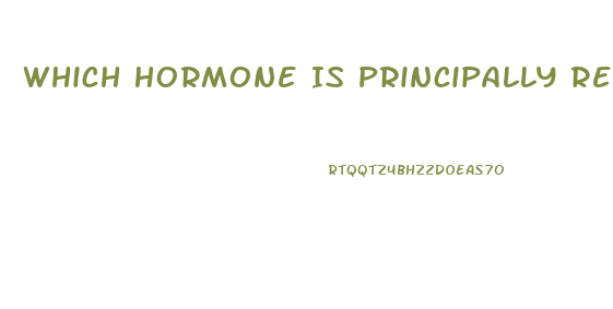 Which Hormone Is Principally Responsible For Sex Drive In Women