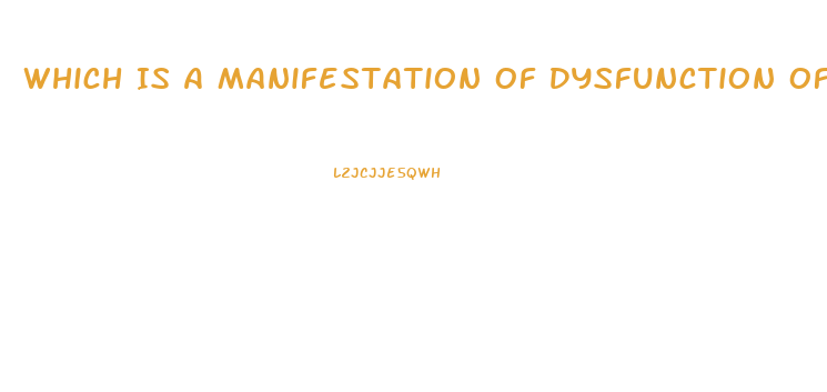 Which Is A Manifestation Of Dysfunction Of Cranial Nerve Iii