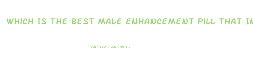 Which Is The Best Male Enhancement Pill That Increase Size And Performance