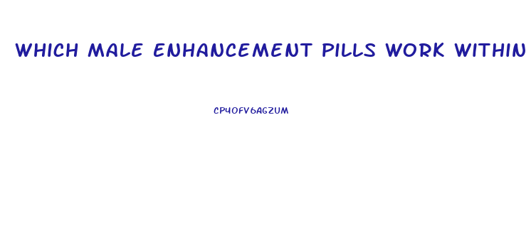 Which Male Enhancement Pills Work Within A Hour