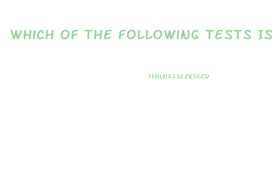 Which Of The Following Tests Is Not Used To Assess Sacroiliac Joint Dysfunction