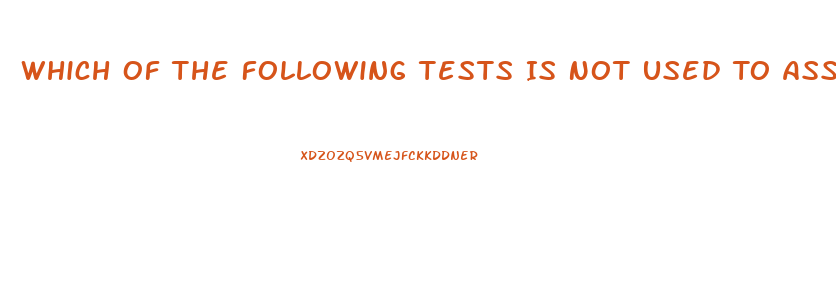 Which Of The Following Tests Is Not Used To Assess Sacroiliac Joint Dysfunction