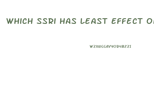 Which Ssri Has Least Effect On Libido