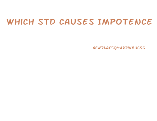 Which Std Causes Impotence