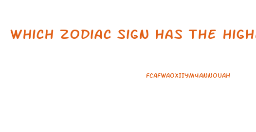 Which Zodiac Sign Has The Highest Libido