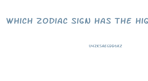 Which Zodiac Sign Has The Highest Libido