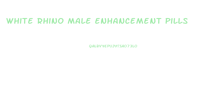 White Rhino Male Enhancement Pills