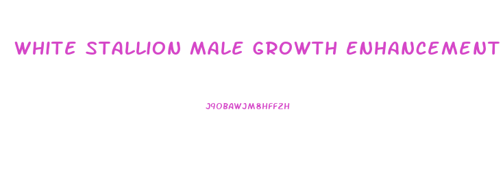 White Stallion Male Growth Enhancement