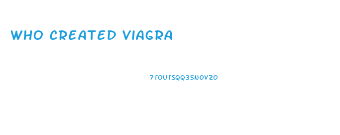 Who Created Viagra