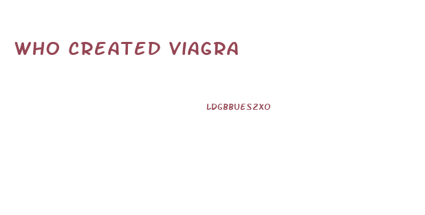 Who Created Viagra