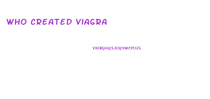 Who Created Viagra