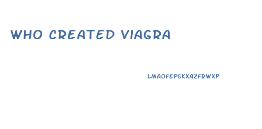Who Created Viagra