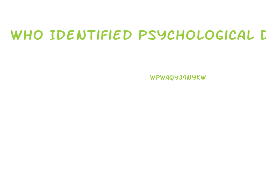 Who Identified Psychological Disorders As A Harmful Dysfunction